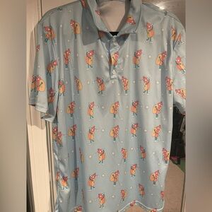 Men’s Hot Dog Golfing Polo